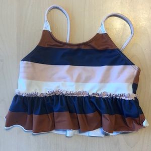 4/5 kortni Jeane Stripes Girls peplum